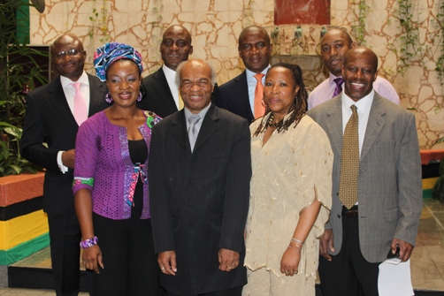 Tokunbo Olamiju Ajilore- Chiedu, Femi Niyi, Clyde Baker, Bola Akindele, Claire Jackson, Del Ateh and Denis St Bernard