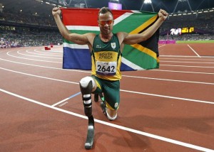 HERO TO ZERO Oscar Pistorius was arrested after her girlfriend was found dead in her house