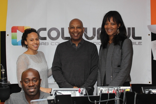 Colouful radio second shot