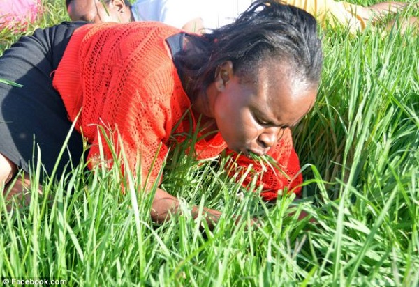 A South African preacher made his congregation eat grass to 'be closer to God' before stamping on them