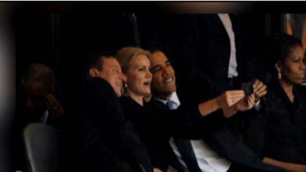 We’ve had the most powerful man in the world, Barak Obama taking selfies with other world leaders.Photo courtesy www.myfoxboston.com