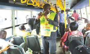 Saving souls on a bus in Jamaica. Photo courtesy cucumberjuice.wordpress.com