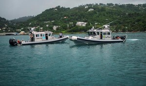 St Vincent and the Grenadines and Saint Lucia coast guard vessels Photo courtesy commonswikimediaorg