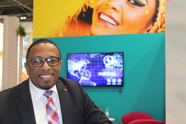 Antigua and Barbuda Tourism Authority, Chief Executive Officer, Colin James. Photo courtesy CaribDirect.com