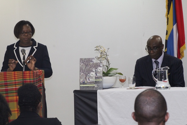 High Commissioner Karen-Mae C. Hill giving welcome address to the audience. Photo courtesy CaribDirect