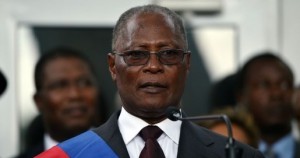 Newly elected Haitian Provisional President Jocelerme Privert speaks at the installation ceremony in the National Palace in Port-au-Prince on February 14, 2016. Haitian lawmakers early Sunday elected Jocelerme Privert as the troubled country's interim president to fill a power vacuum following the departure of Michel Martelly, after a vote to choose his successor was postponed over fears of violence. Privert, 62, a senator and president of the National Assembly, was chosen on the second round of balloting after a lengthy session that stretched overnight Saturday to Sunday. Photo credit should read HECTOR RETAMAL/AFP/Getty Images)