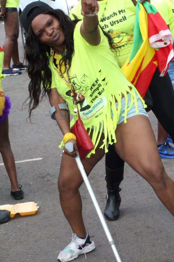 Crippled woman got bitten by soca music and discovered she could walk again. Hallelujah! Photo courtesy CaribDirect