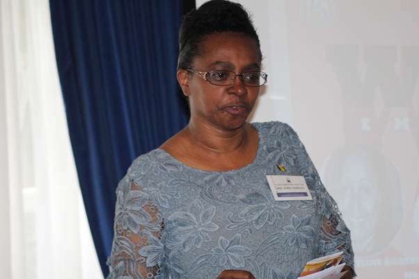 Event organiser Mrs. Doris Charles – Minister Counsellor/Deputy High Commissioner. Photo courtesy CaribDirect