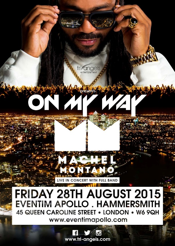 Machel Montano On His Way To Eventim Apollo Caribdirect